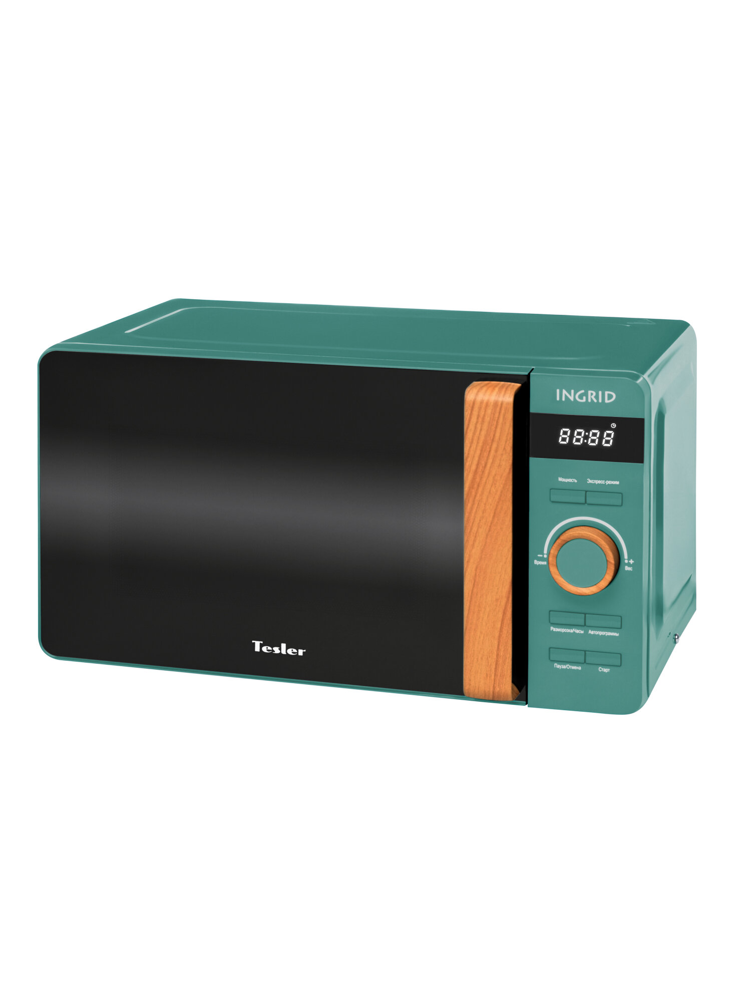 Микроволновая печь TESLER ME-2044 PINE GREEN зеленая сосна 700 Вт 20 л 5 уровней мощности разморозка