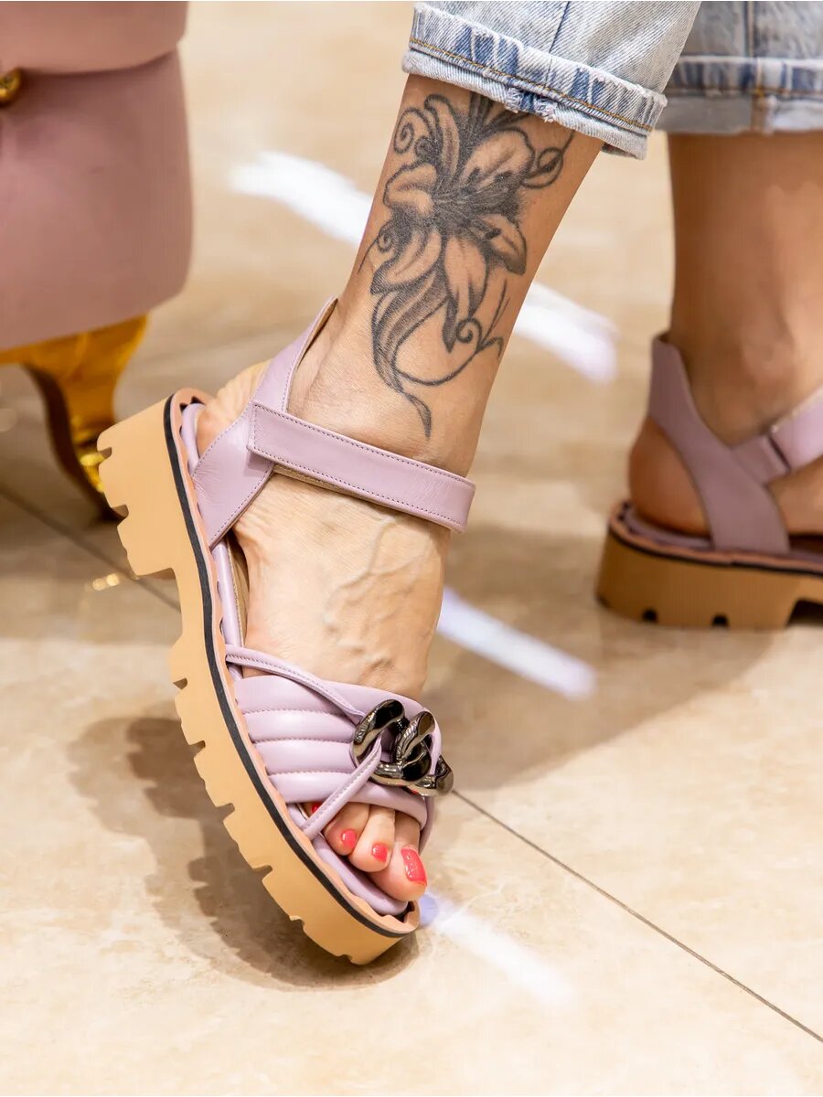 Босоножки Calete, размер 40, фиолетовый — фото 1