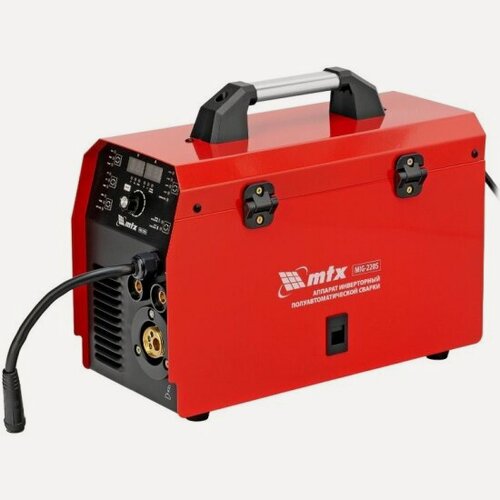 Изображение товара Mtx Аппарат инвертор. полуавтомат. cварки MIG-220S, 220A, ПВ 60%, катушка 5 кг, , 94304