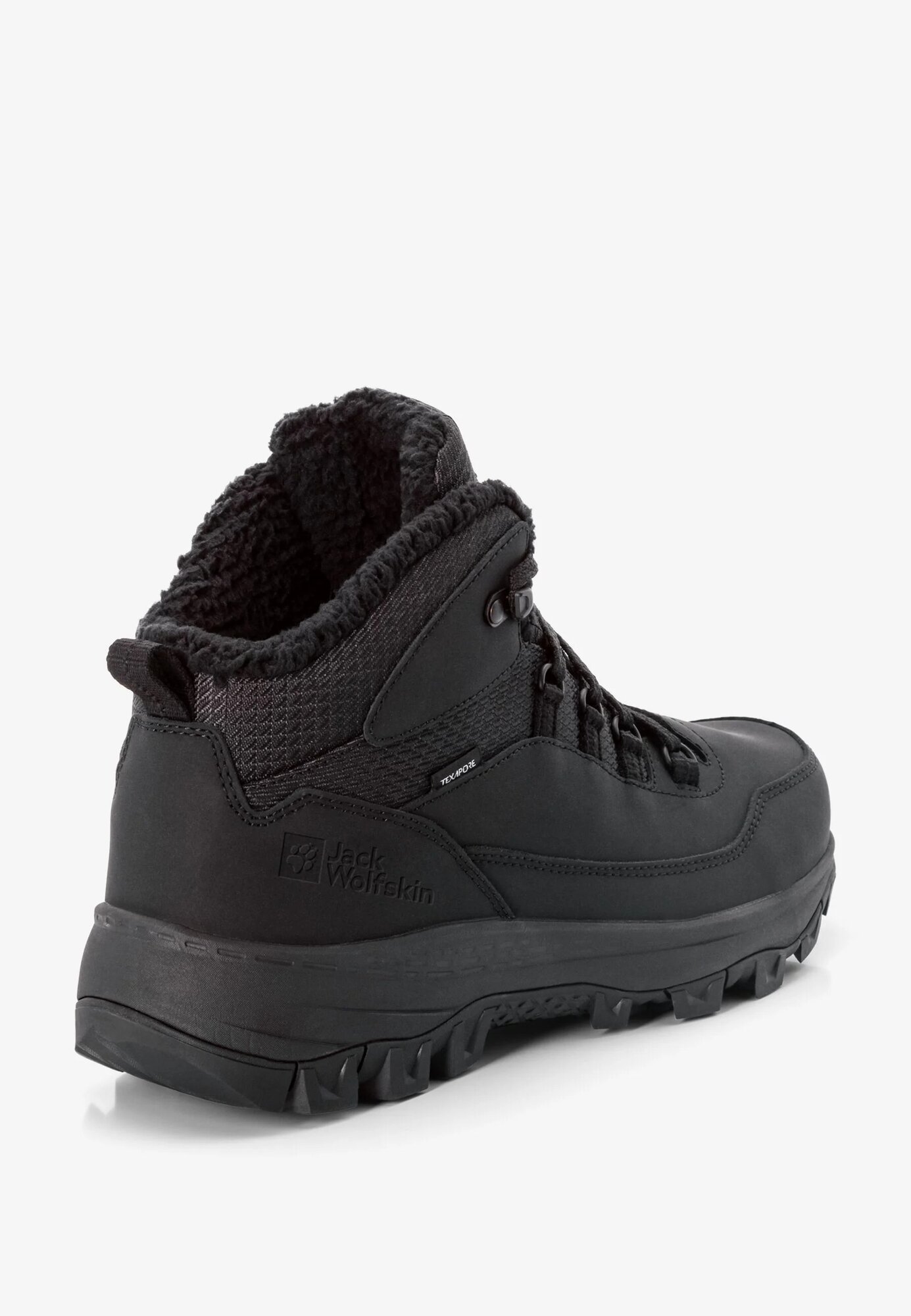 Ботинки Jack Wolfskin Everquest Texapore Mid, размер 8, чёрный — фото 1