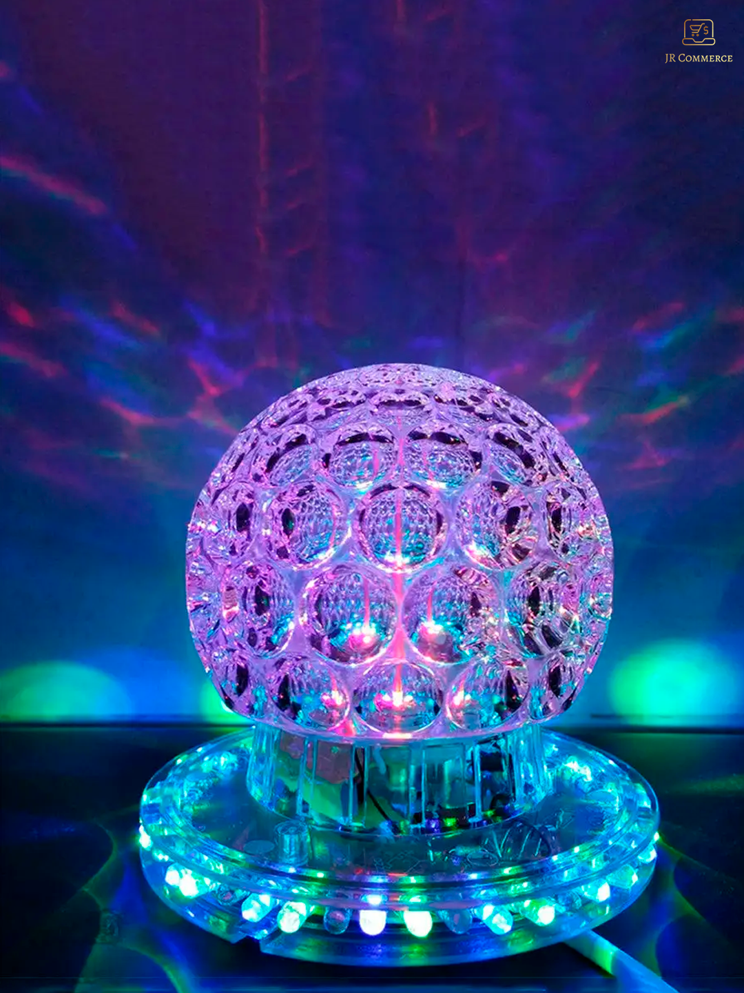 Ночник-проектор «Яйцо Дракона», Bluetooth-колонка, LED, Аметистовый