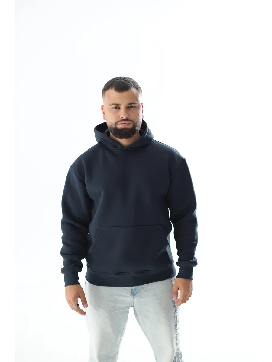 Худи для кормящих мам  56, размер 56, , синий — фото 1