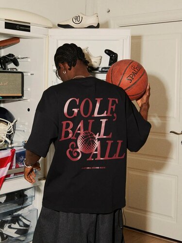 Изображение товара Футболка Черная "Golf"