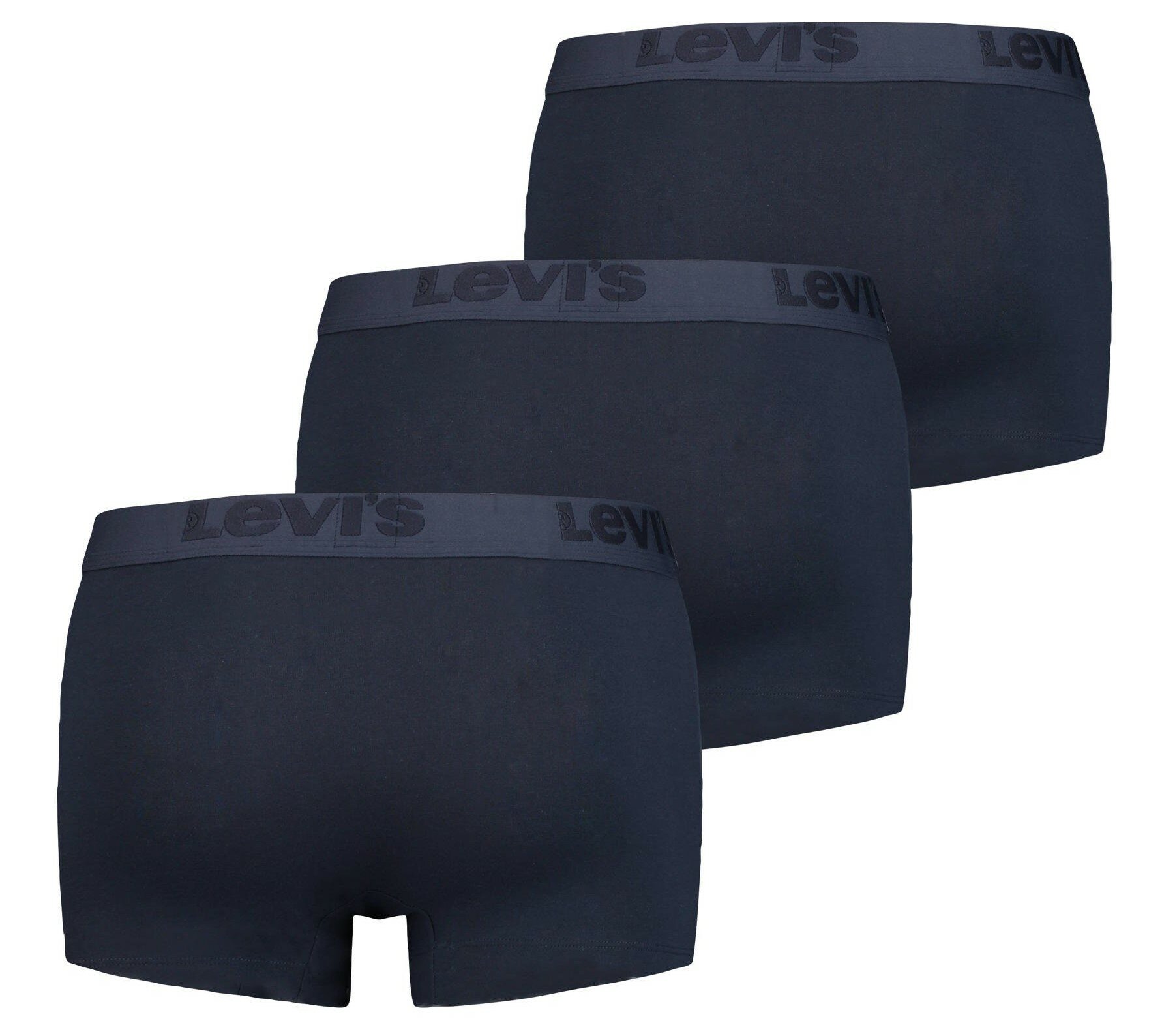 Трусы Levi's, комплект из 3 шт., размер XL, темно-синий — фото 1