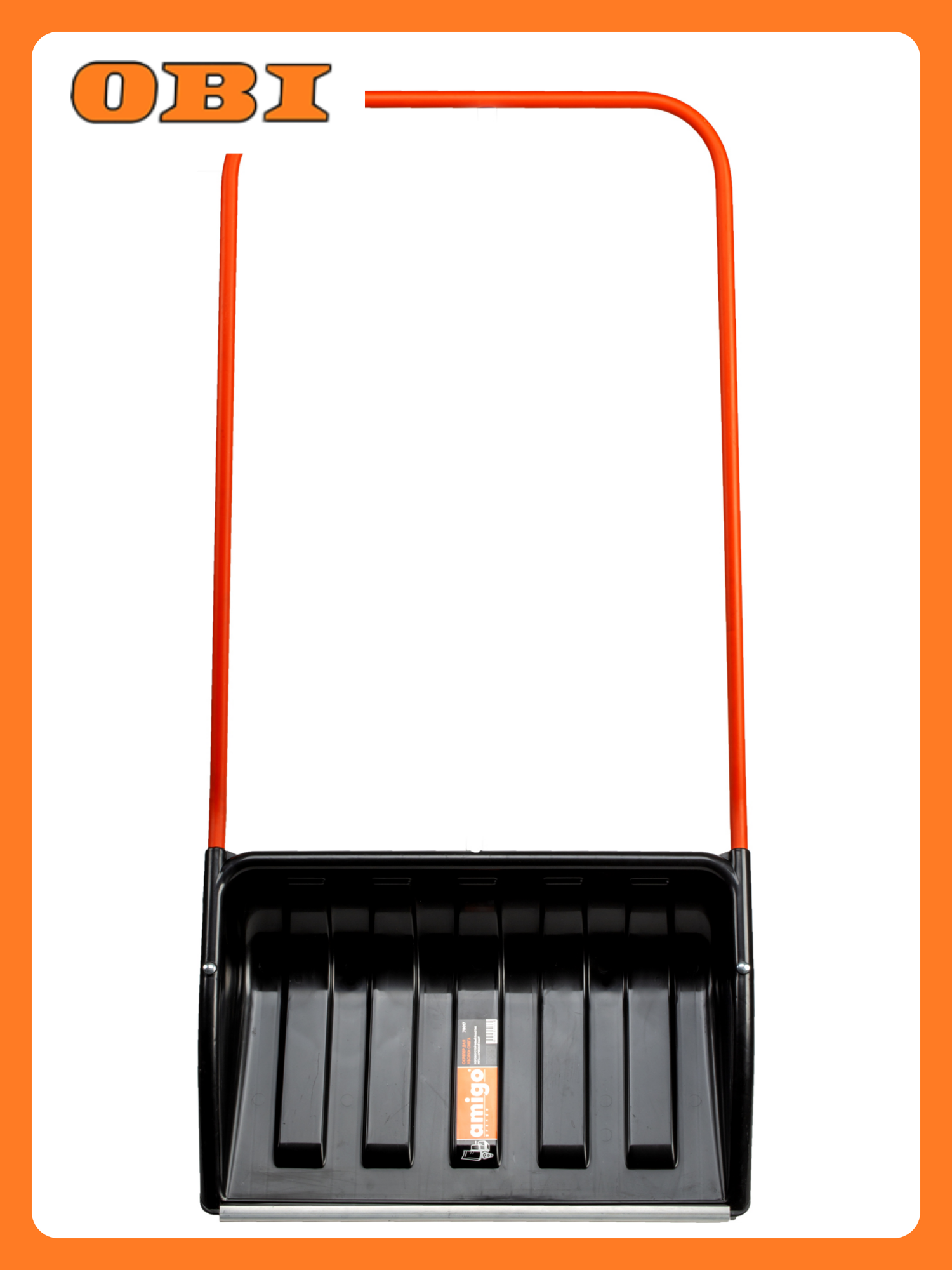 Скрепер для уборки снега AMIGO 78017  Пластиковый ковш 70 см  металл  ручка 