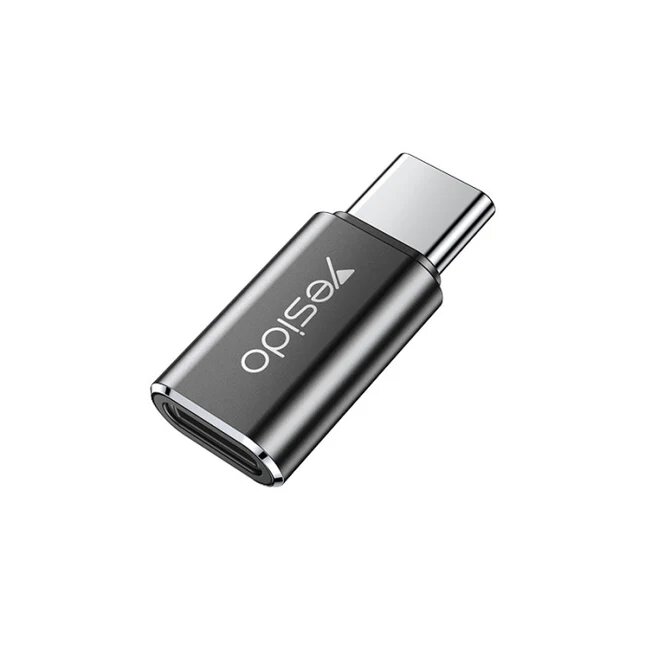 Адаптер Yesido Micro USB Type-C, быстрая зарядка 2,4 А и передача данных. — фото 1