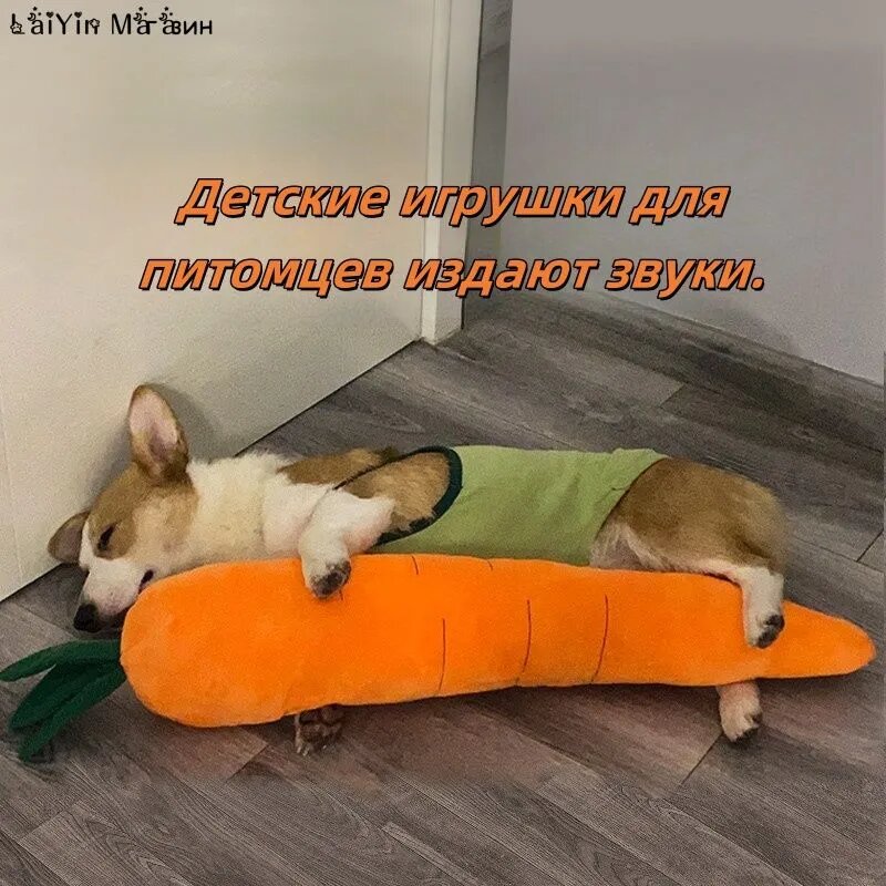 Детские игрушки для питомцев издают звуки.