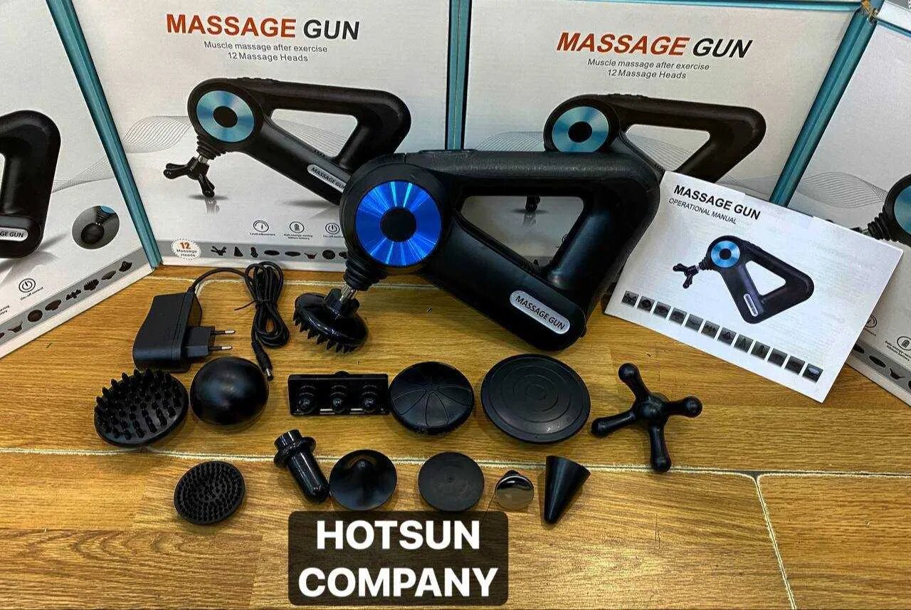 Электрический массажер, 12 в 1, универсальный, многофункциональный