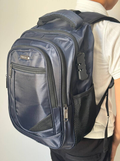 Школьный рюкзак, для мальчиков, чёрный, водонепроницаемый, 1 отделение, антивандальный