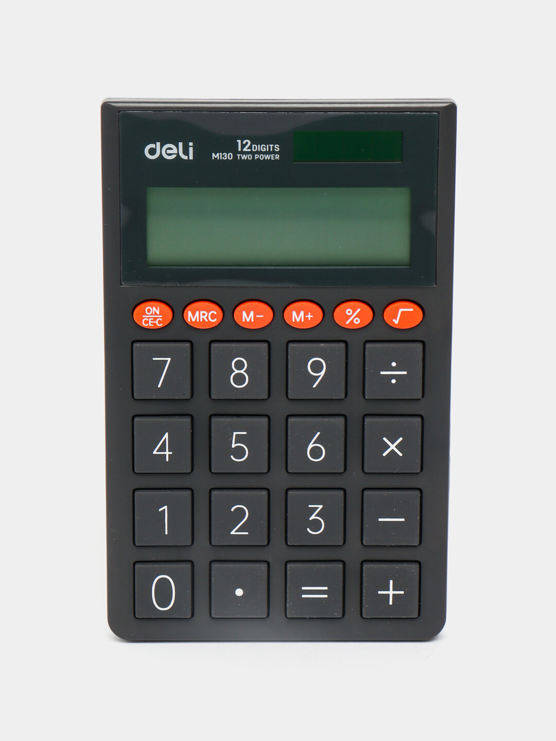 Карманный калькулятор Savdo Deli M130, универсальный, двойной источник питания