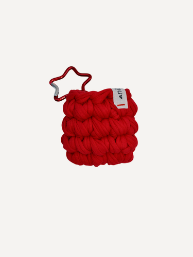 Изображение товара Чехол для наушников, anitochka.shop, с карабином, ручная работа, 7×7 см, красный