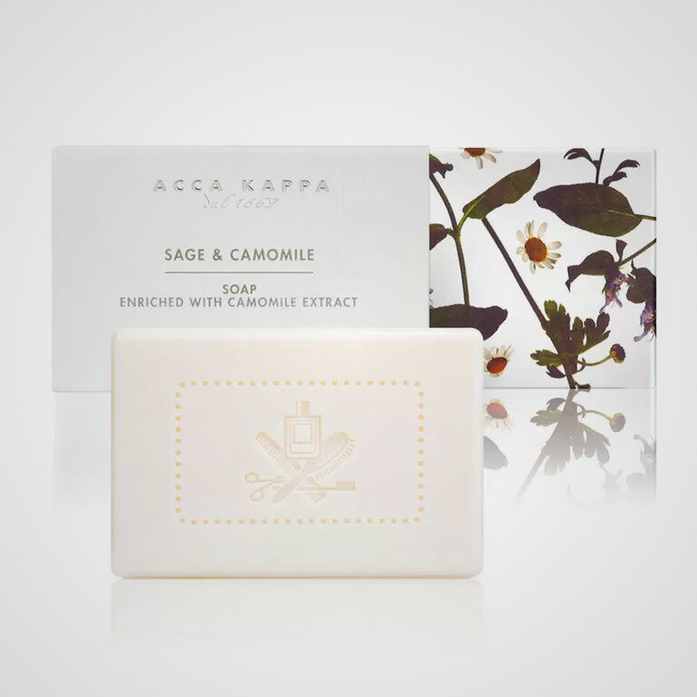 Мыло туалетное твердое SAGE & CAMOMILE 150 гр ACCA KAPPA SAGE & CAMOMILE Soap Мыло 150 гр