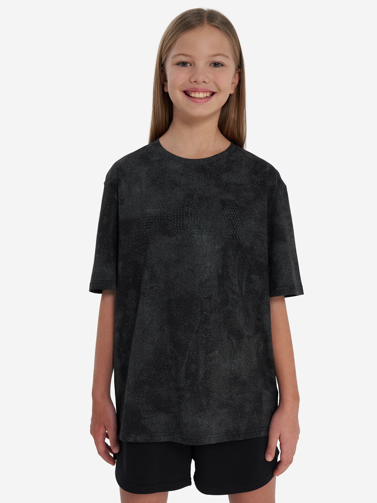 Футболка Fila, размер 158-164, черный — фото 1