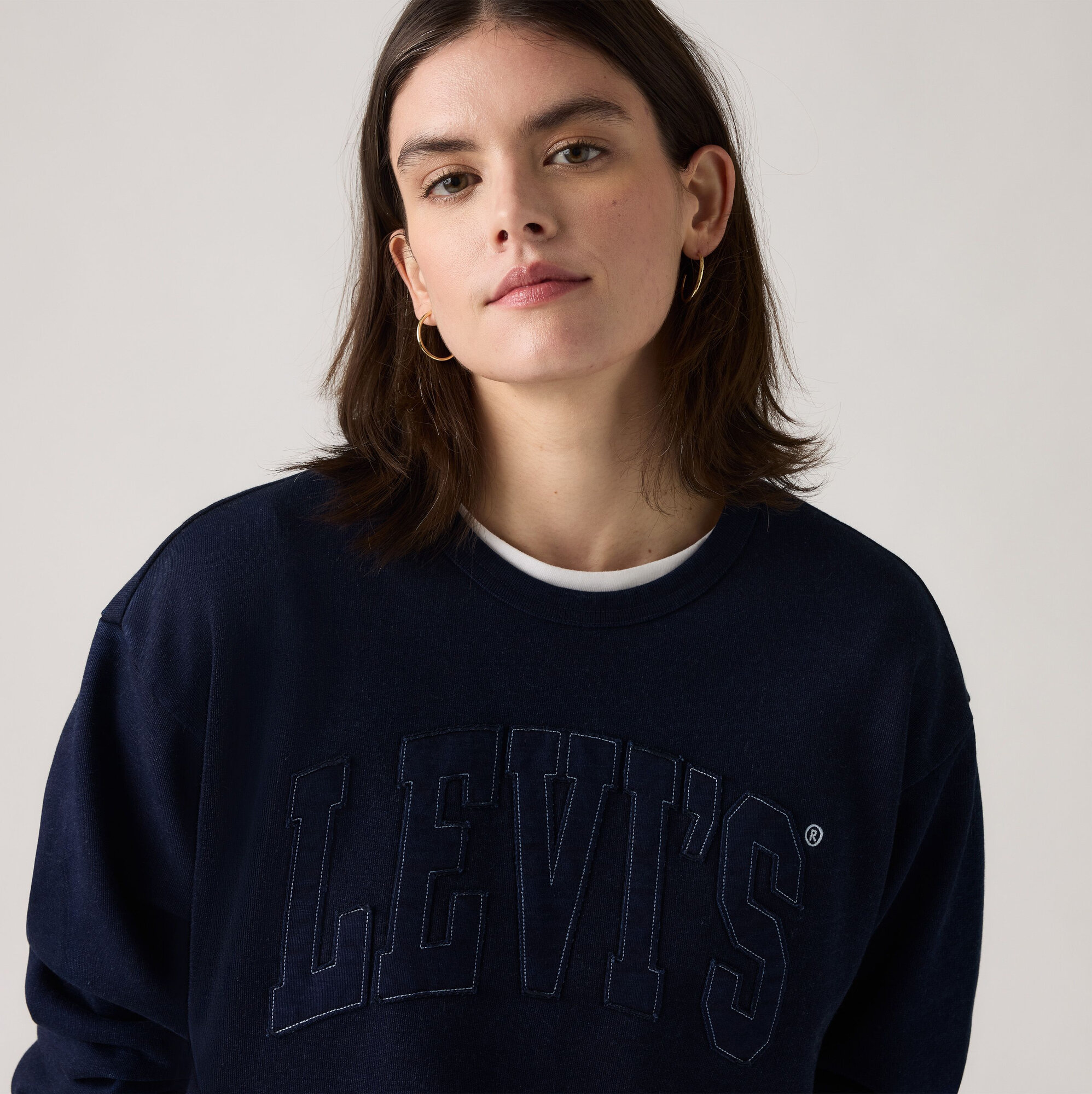 Свитшот Levi's, размер L, , синий — фото 1