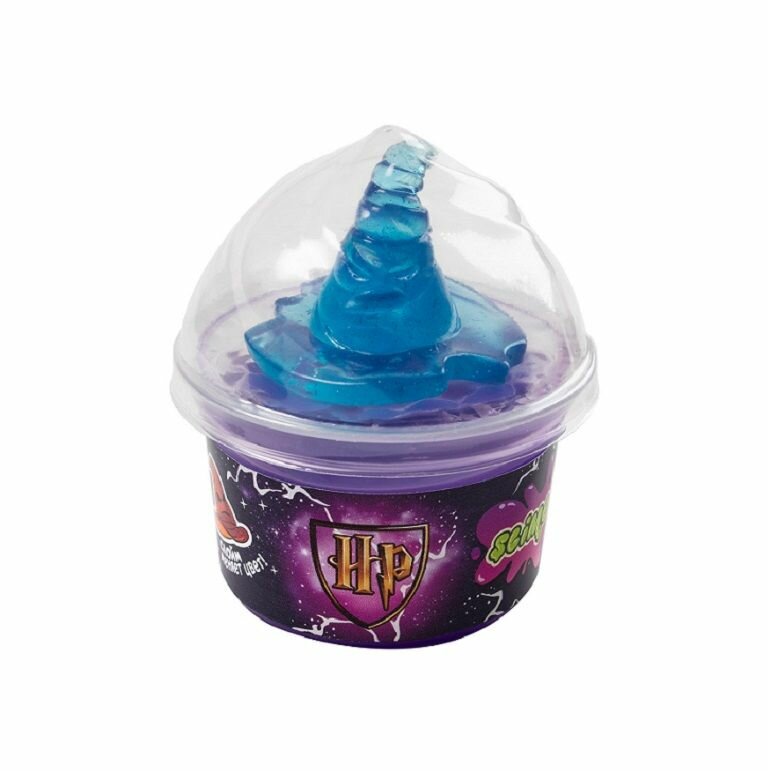 Слайм Нескучные игры HP, фиолетовый, меняет цвет, средняя плотность