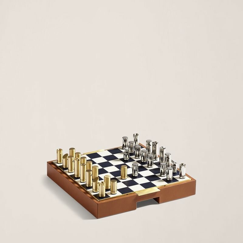 Ralph Lauren Home Подарочный набор для игры в шахматы и шашки Fowler Chess and Draughts Game Gift Set