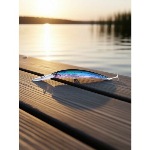 Воблер 170мм 23,5гр. Для ловли щуки и судака на глубине до 8 метров.