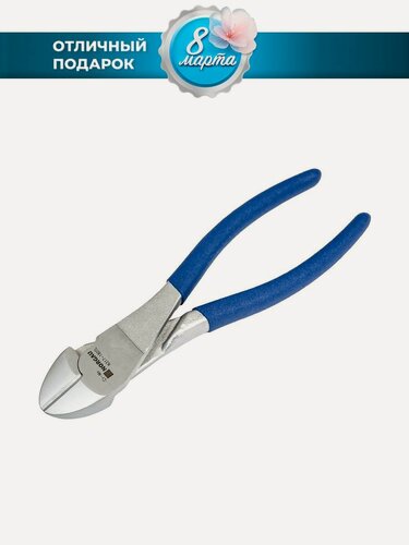 Изображение товара Бокорезы NORGAU Industrial силовые кусачки из Cr-Mo закаленной стали с нескользящими рукоятками, для резки проволоки, 180 мм