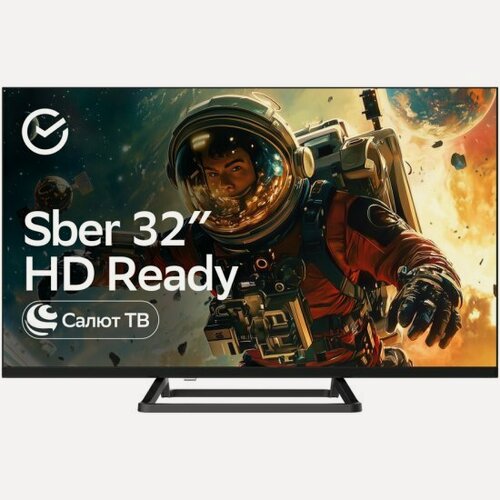 Изображение товара Умный телевизор Sber SDX-32H3114, SMART Салют ТВ, DLED, черный