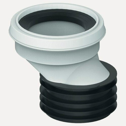 Изображение товара Манжета для унитаза эксцентриковая Unicorn T50 белая — надежный отвод для инженерной сантехники и канализации
