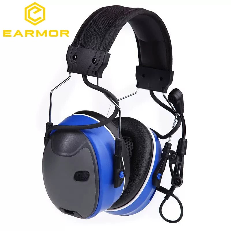 EARMOR C51 беспроводные наушники с шумоподавлением и микрофоном S10 для коммуникации, синие