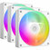 Вентилятор Id-cooling AS-120-ARGB-W TRIO, для корпуса, RGB-подсве...