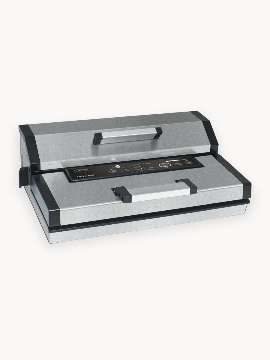 Вакуумный упаковщик Caso "FastVAC 4000", серебристый/черный, нержавеющая сталь/пластик