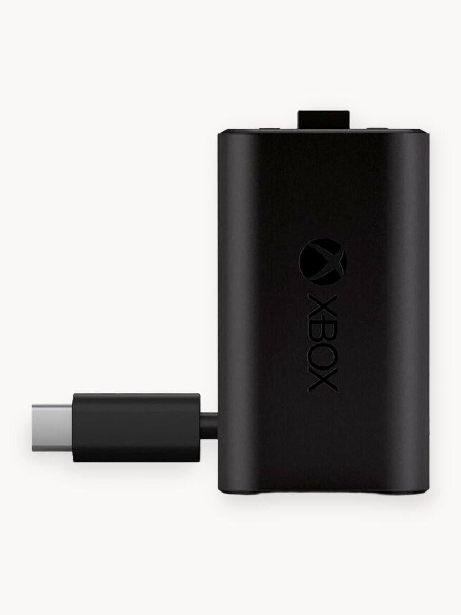 Аккумулятор с кабелем зарядки Microsoft USB Type-C для геймпада Xbox Series One X/S, черный