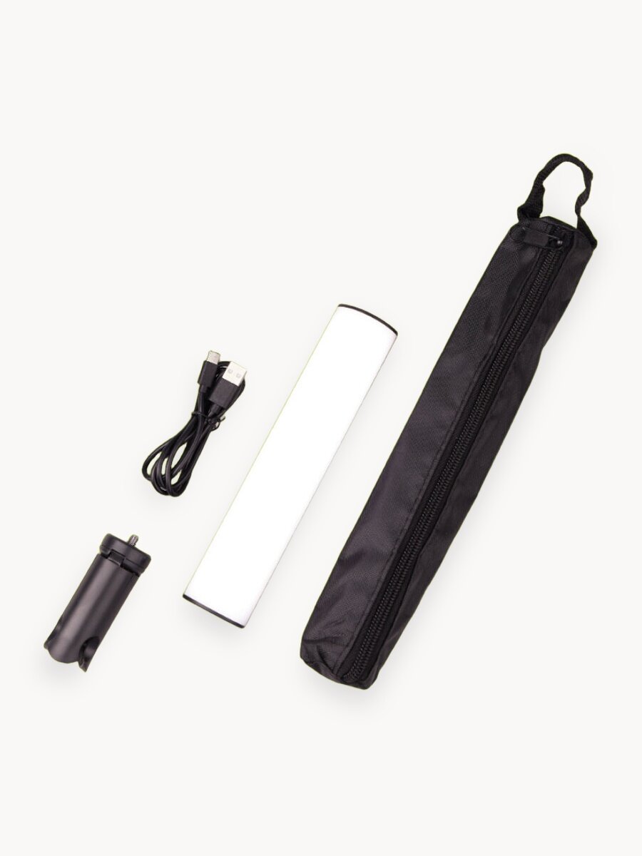 Профессиональный видеосвет RGB для фото и видео цветной с аккумулятором и штативом RL-LED07RGB