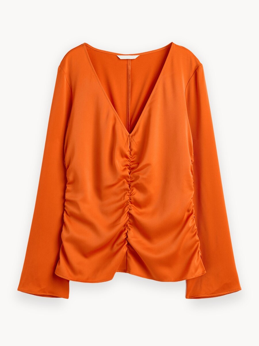Блуза H&M, размер S, оранжевый