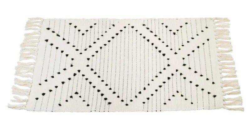 Коврик для ванной Africa 50x80 см цвет бело-серый