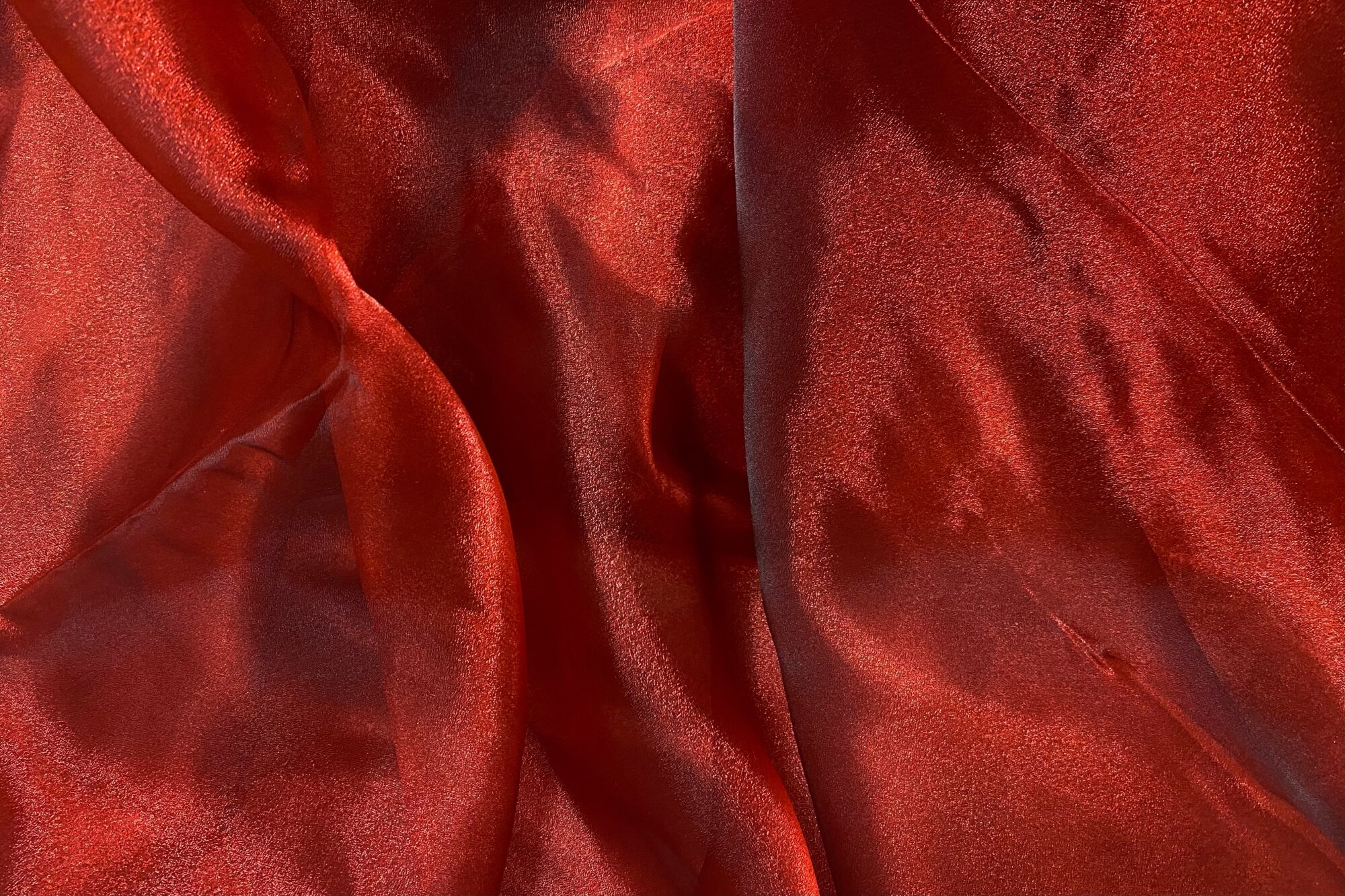 Ткань Органза шторная темно-красная с утяжелителем ш280см 05 м