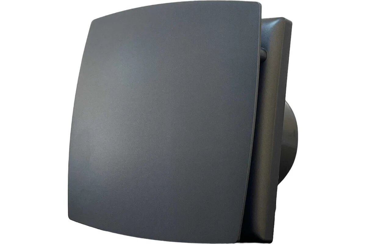 VENTSFERA Вентилятор вытяжной с двигателем на шарикоподшипниках и обратным клапаном 100 LD Gray Matt, D 100 малошумный 9A-10J gray matt