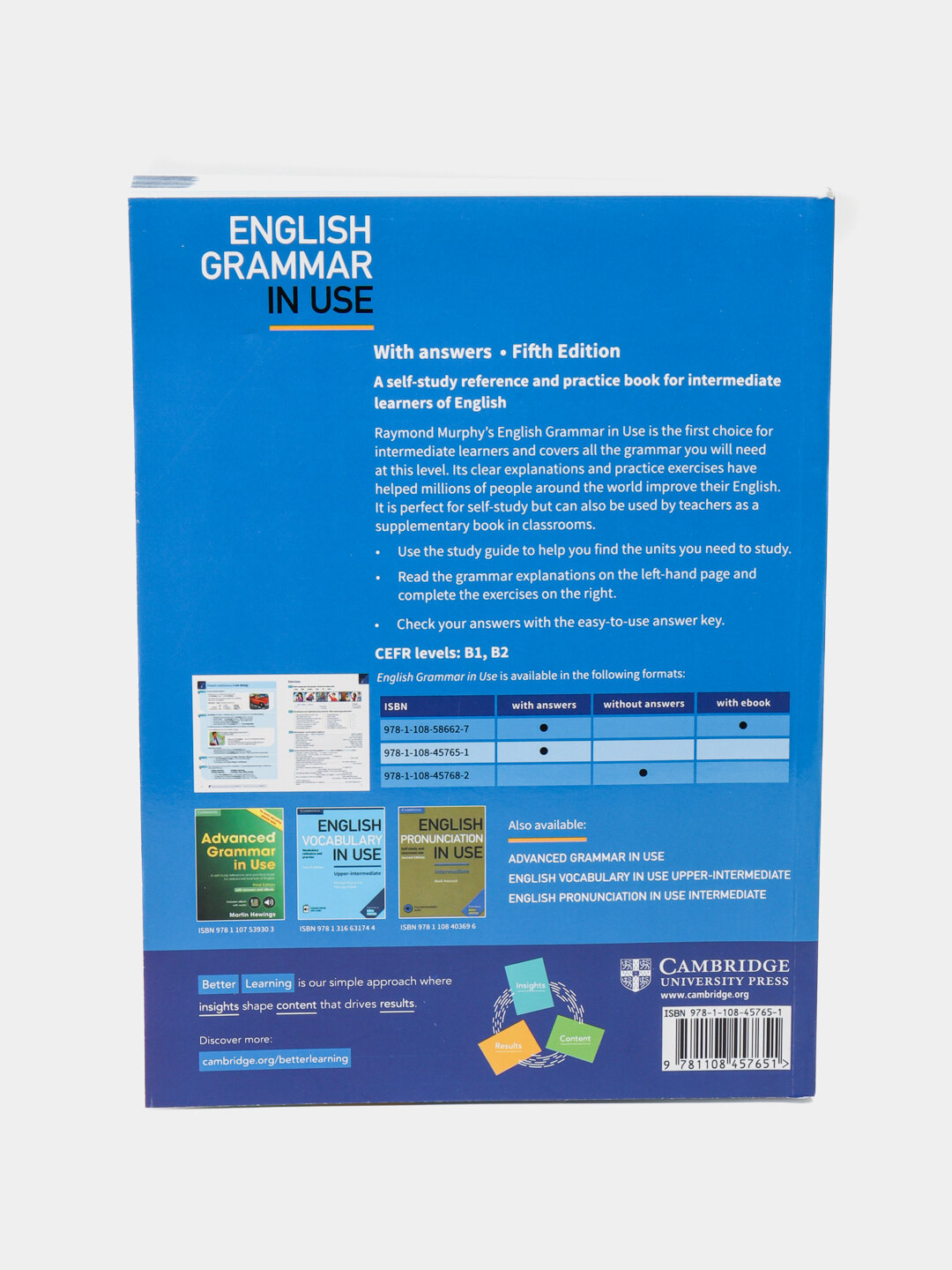 English Grammar in Use 5th edition, Raymond Murphy, мягкая обложка — фото 1