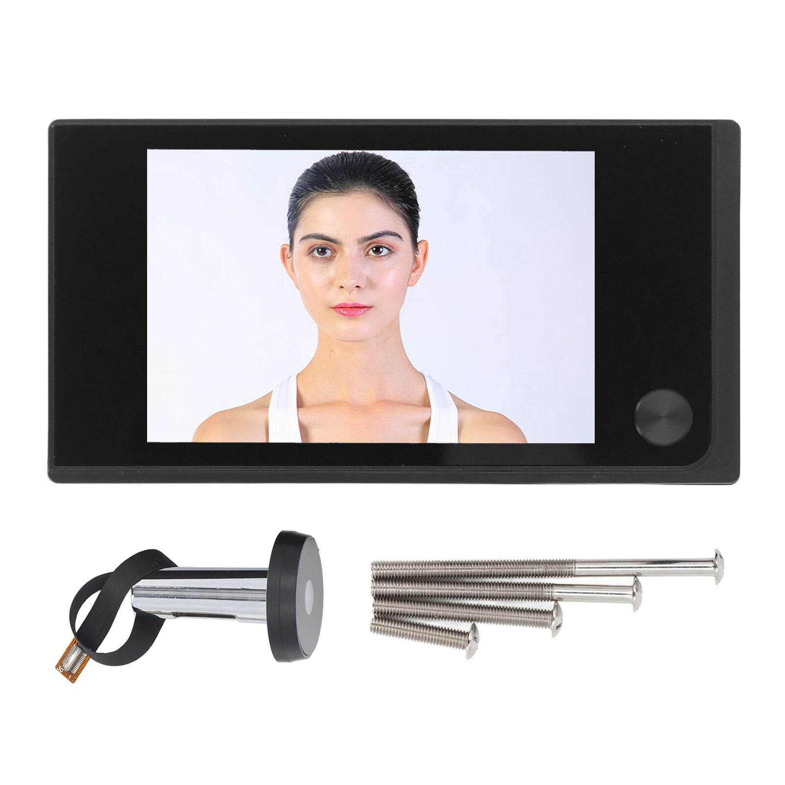 Цифровой дверной глазок с цветным ЖК-экраном 35 дюйма 1 МП 120  широкоугольный инфракрасный глазок для домашней безопасности