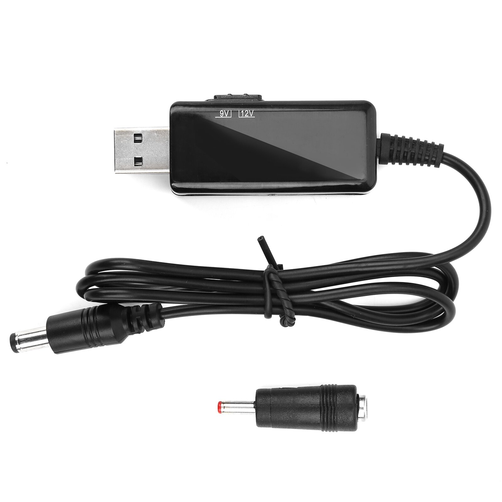 USB to DC Booster Cable Power Bank Router Cord 5V 9V 12V StepUp Digital Display Adjustable 5521m