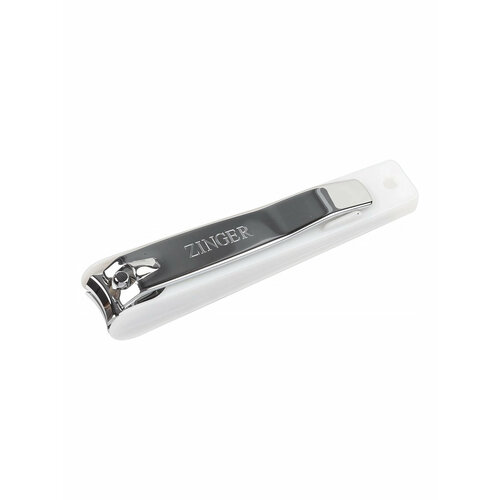 фото Книпсер большой с контейнером для ногтей zinger sln-604-c3 white box classic, 9 см