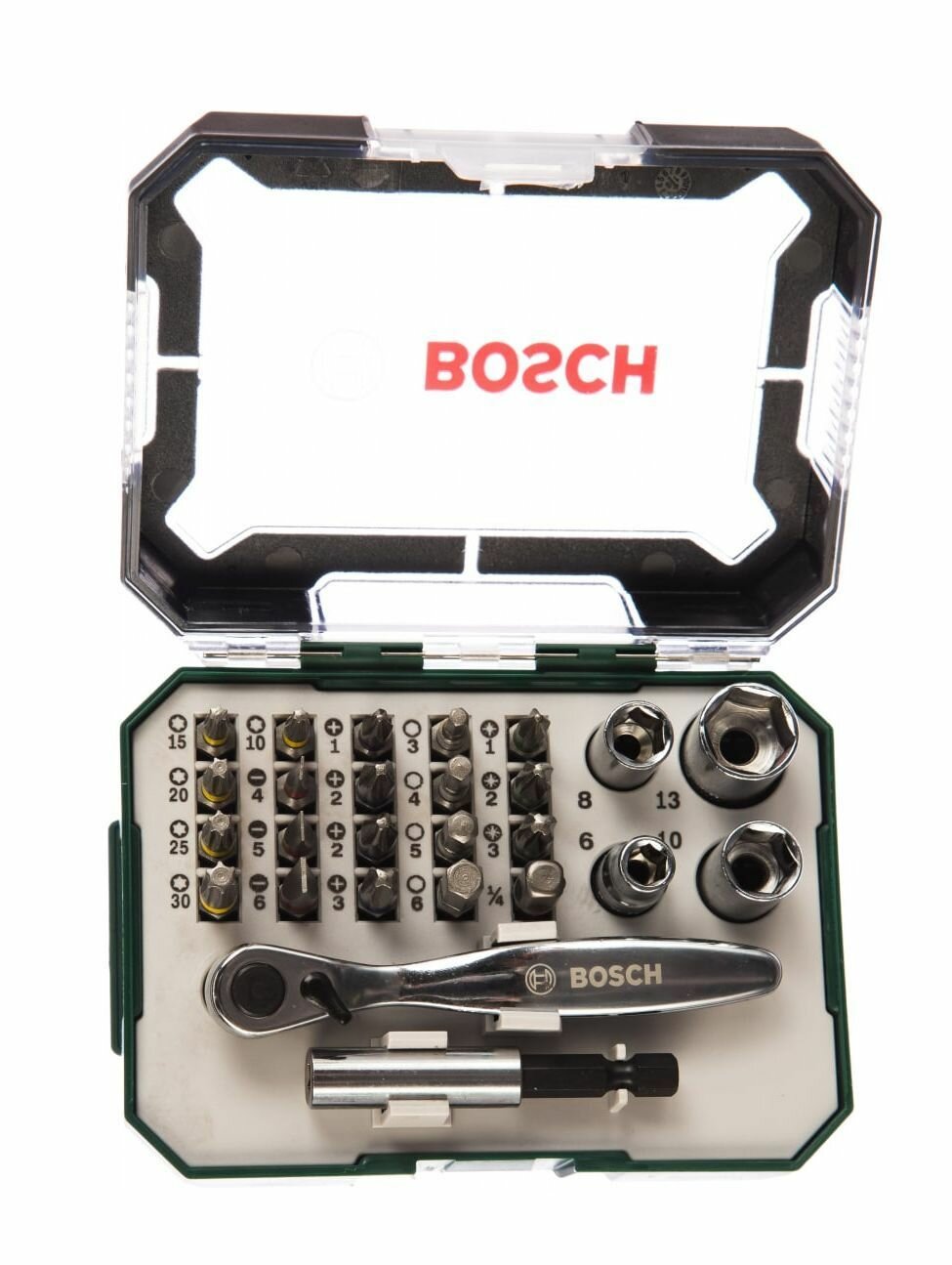 Набор бит и головок Bosch 26 шт