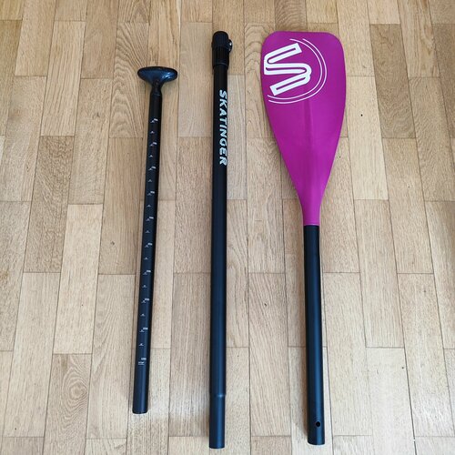Весло skatinger для SUP-доски розовое