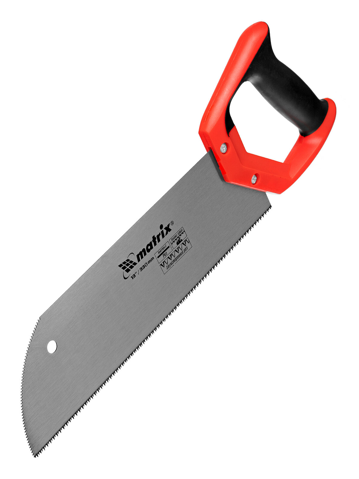 Пила для фанеры с запилом Matrix 330 мм двухкомпонентная рукоятка 23149