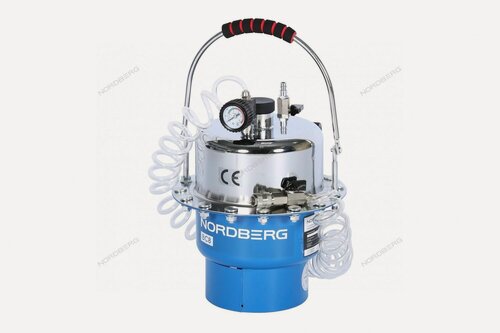 Изображение товара Установка пневматическая для прокачки тормозной системы, 5 л, NORDBERG