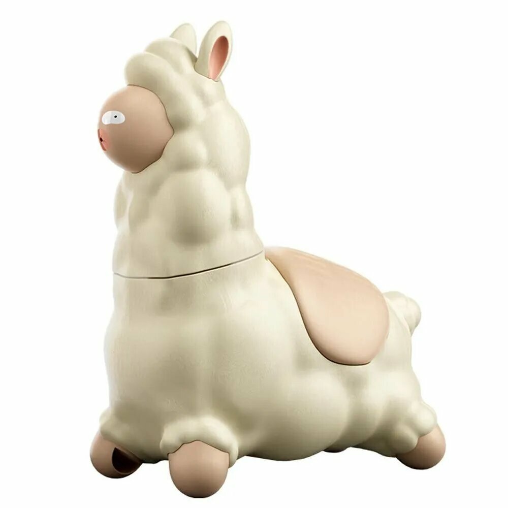 Игрушка-плюющийся верблюд реалистичный дизайн экологически чистые материалы белый