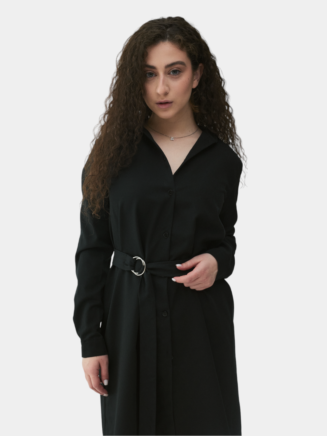 Платье , размер 44-50, черный — фото 1