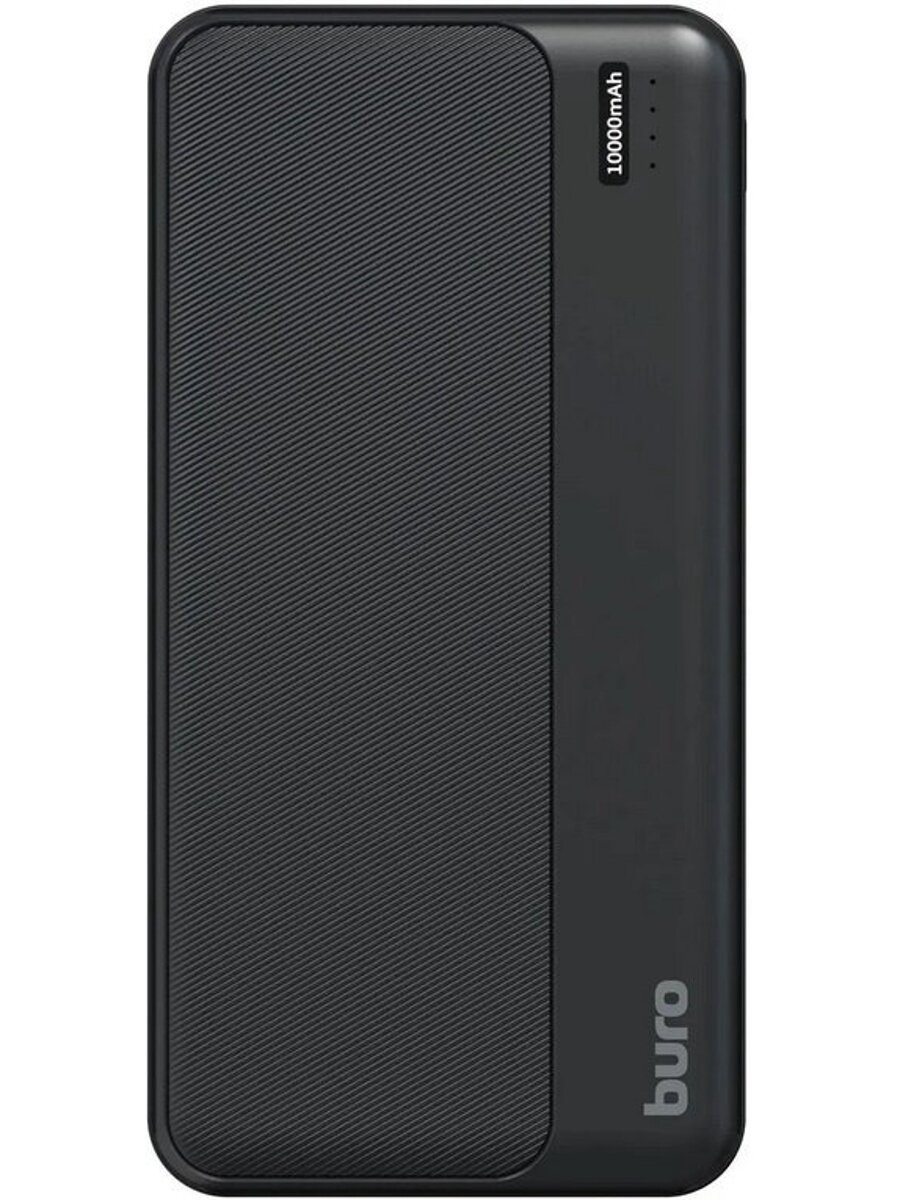 Мобильный аккумулятор Buro BPF10A, 10000mAh, QC3.0/PD3.0, 22.5W, 3A, 2xUSB-A/USB-C, чёрный