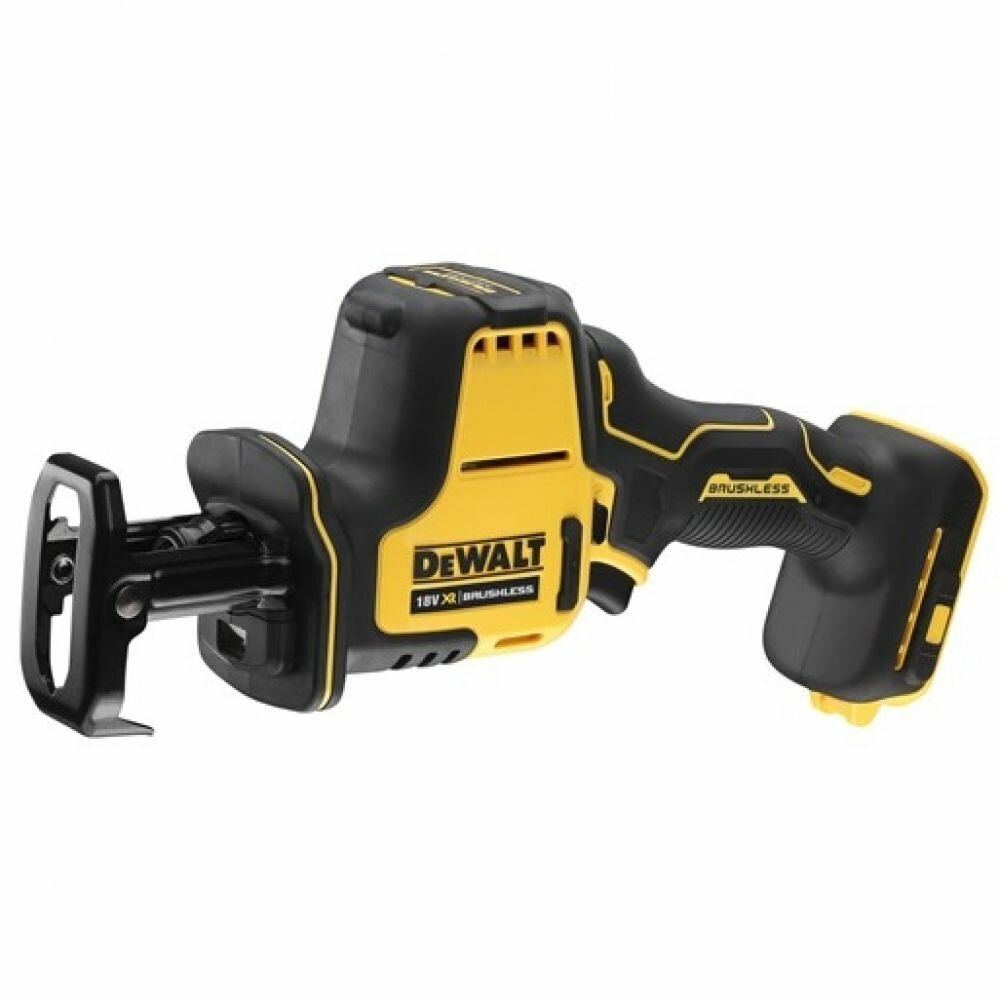 Аккумуляторная сабельная пила DEWALT DCS369N, бесщеточный двигатель, черный/желтый