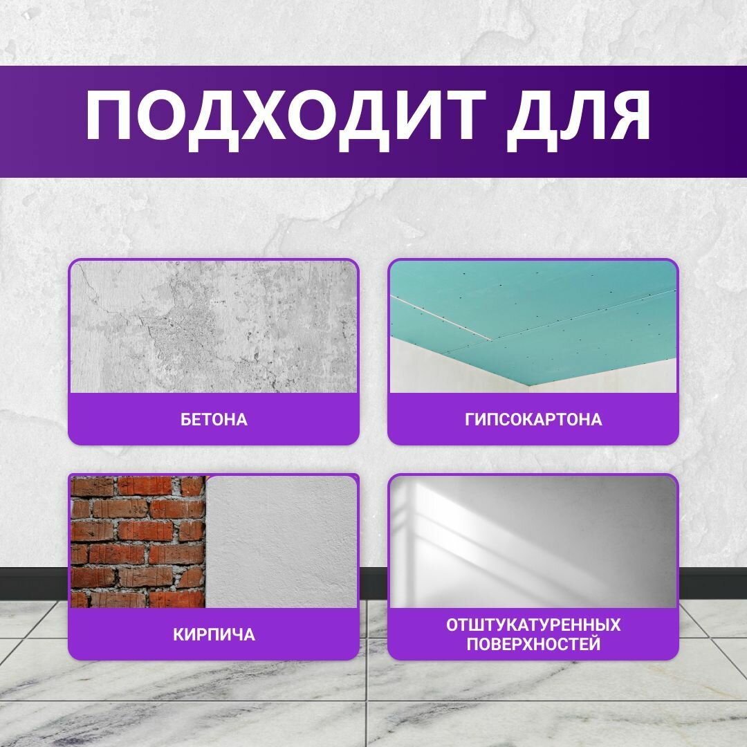 Декоративная штукатурка фактурная VGT Gallery TS 05, белая 4.5 кг — фото 1