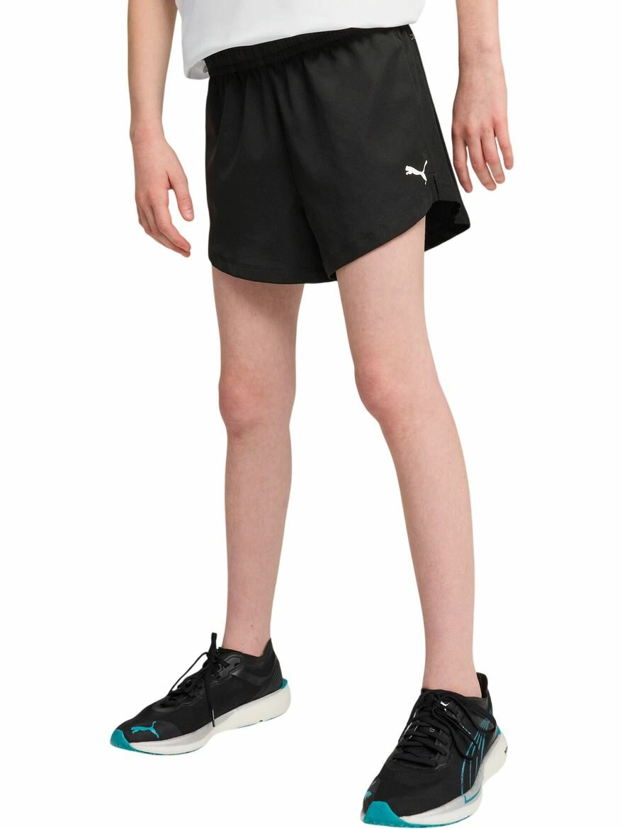 Шорты спортивные PUMA TAD ESS Woven Shorts G, размер 128, черный