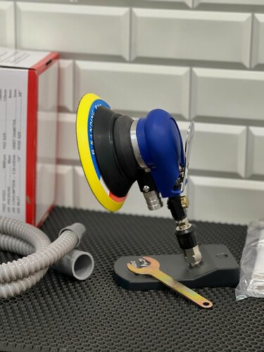 Изображение товара Орбитальная шлифмашинка (Эксцентриковая) Орбиталка пневматическая (круг 150 мм) Эксцентрик 5 мм