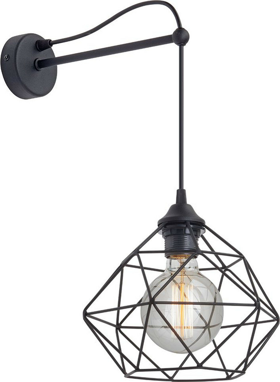 Бра Vitaluce V4258-1/1A черный 1ХE27Х60Вт