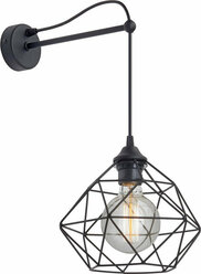 Бра Vitaluce V4258-1/1A черный 1ХE27Х60Вт